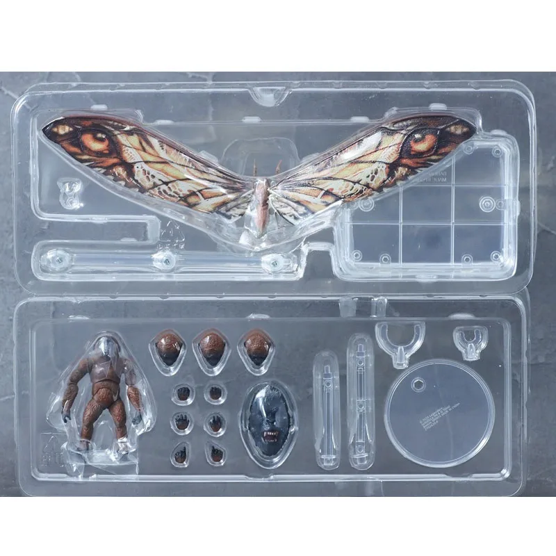 Bandai – figurine authentique SHM Godzilla Vs Kong: le nouvel Empire Suko & MOTHRA (2024), modèle d'action, jouets, ornements, cadeau pour enfants