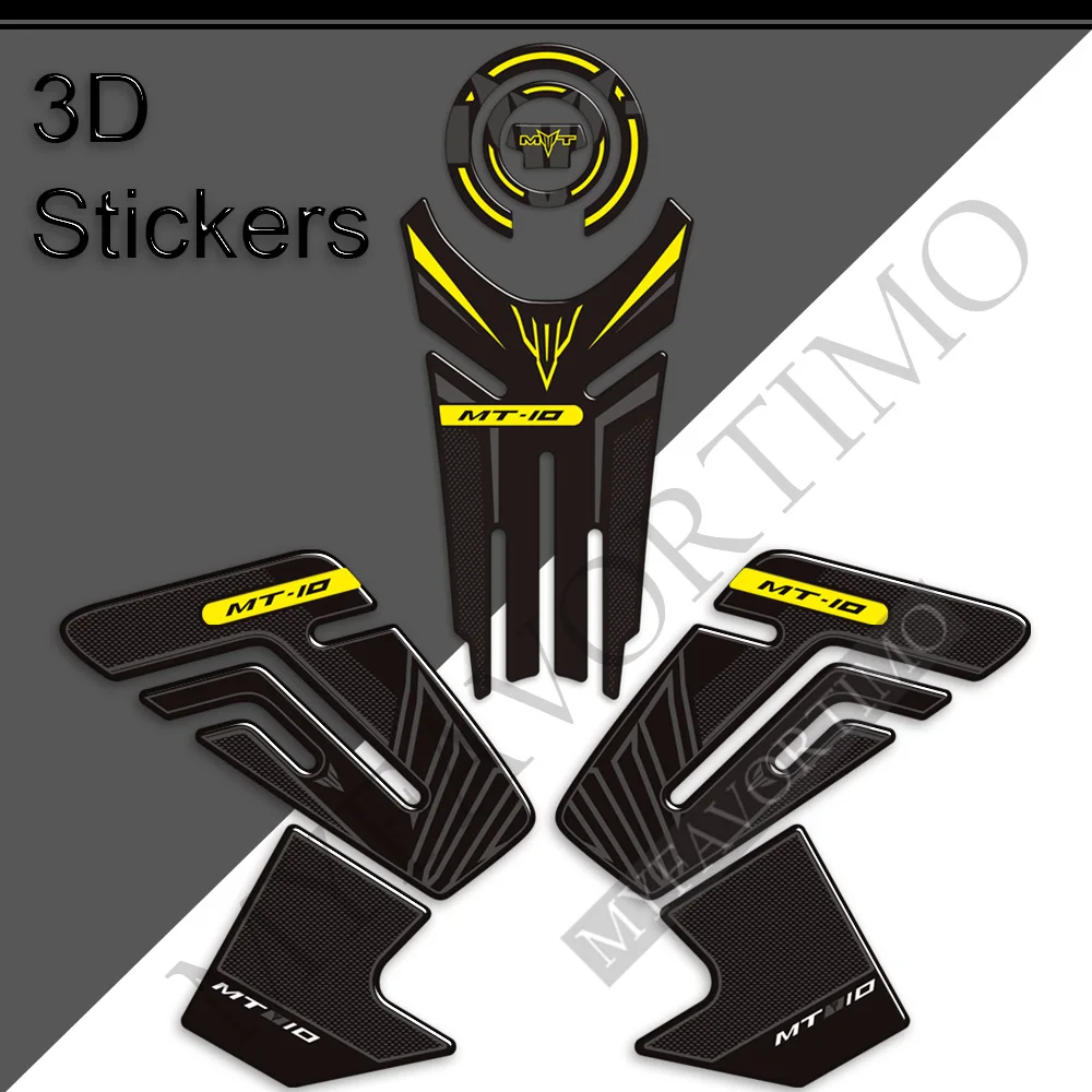 For Yamaha MT10 FZ10 FZ MT - 10 SP Motorcycle Stickers Decals Tank Pad Grips Gas Fuel Oil Kit Knee Protector Hyper Naked Bike