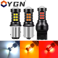 2Pcs S25 1156 P21W BA15S LED 1157 BAY15D BAU15S PY21W T20 LED 7440 7443 W21W 3157 3057 P27/7W Led Bulbs for Turn Signal Light