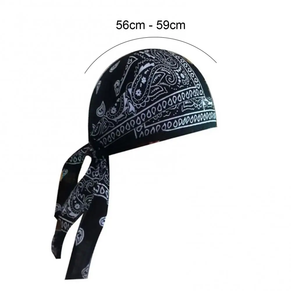 Volwassen Heren Hiphop Paisley Print Motorfiets Wrap Biker Hoed Bandana Hoofddoek Schedel Cap Heren Piratenhoed Fietsen Bandana Hoofddoek