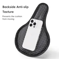ROCKBROS Bicycle Saddle Cover Elastic Breathable Soft Gel Bike Saddle Cover Comfortable Shockproof Anti-Slip Cycling Cushion