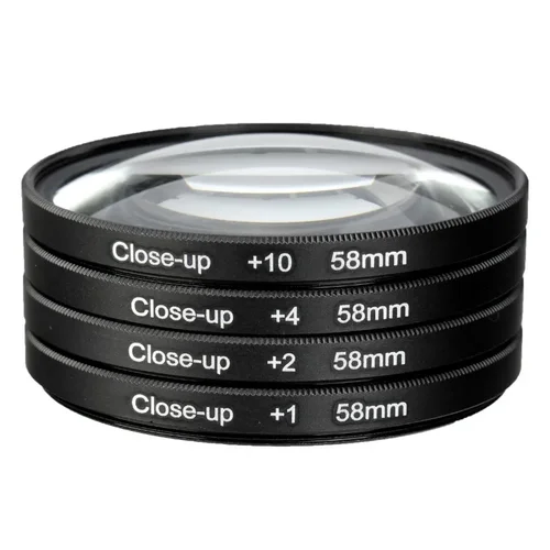 Imagen 2 del producto Filtro de lente de cierre Macro Lightdow + 1 + 2 + 4 + 10 Kit de filtros 37 40,5 43 46 49 52 55 58 62 67 72 77 82mm para cámaras Canon Nikon Sony