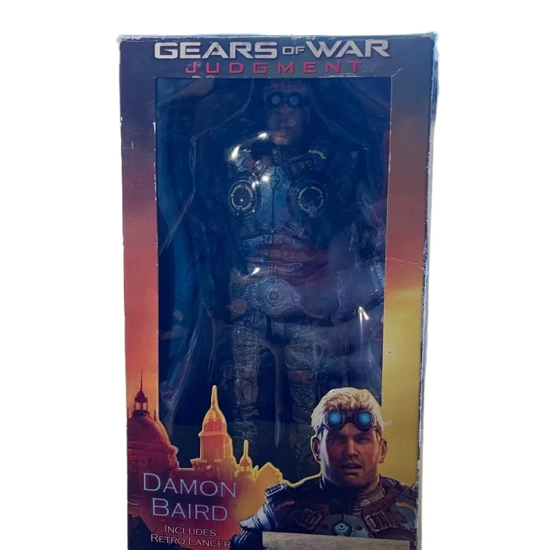 شخصية جندي جيرس أوف وور سيريز RAAM General Orc، عنصر عتيق مع ختم، شخصيات الحركة ألعاب الأطفال هدايا عيد الميلاد