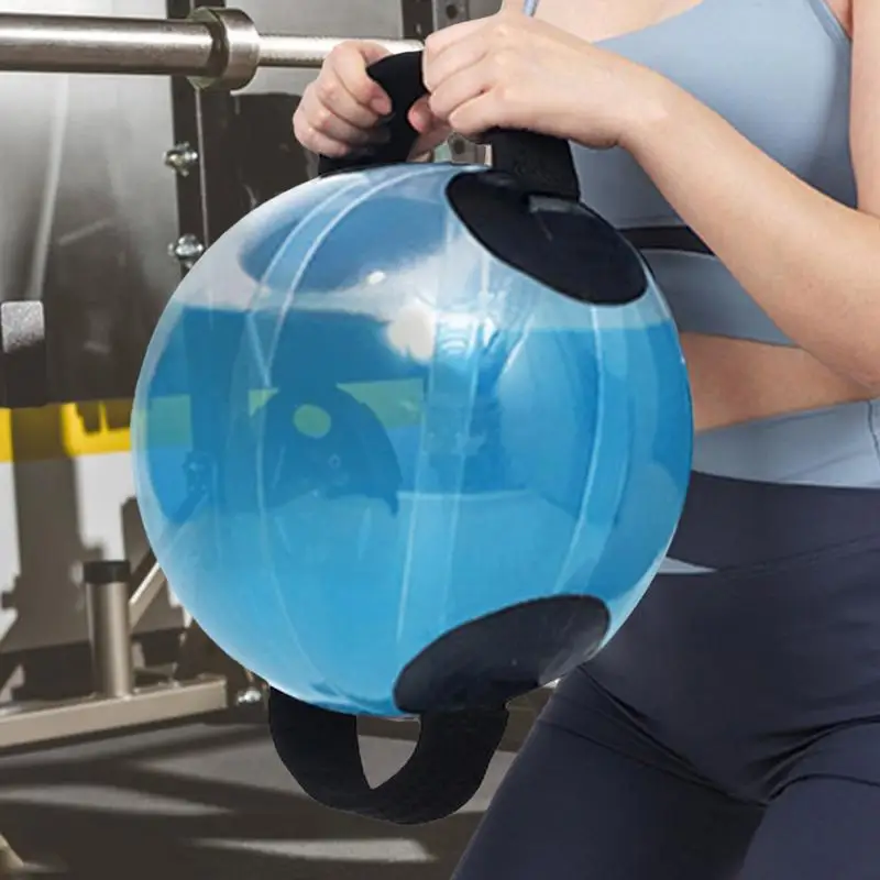

Gym Accessories Aquabag Fitness Aqua Ball Weightlifting Adjustable Water Power Bags Water Filled Exercise Ball for Sports