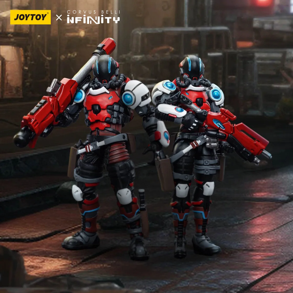 

JOYTOY Infinity Nomads Wildcats, Polyvalent Tactical Unit #1Man #2 Woman Action Figure Doll Collection Gift Decoration Original