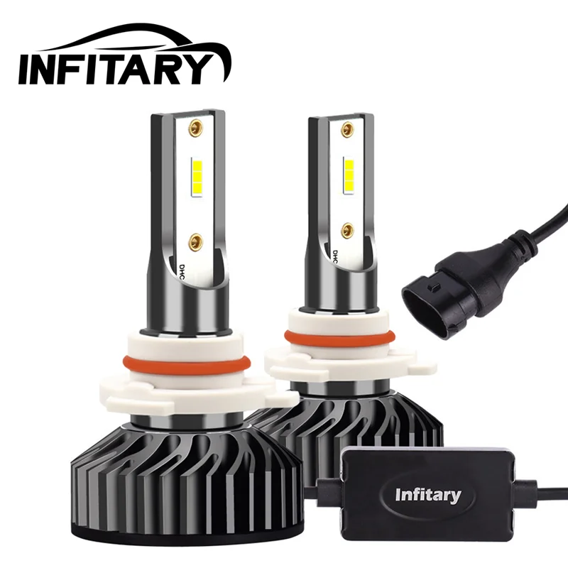 Infitary H7 LED Car Headlight Bulb H4 Fog Light H1 H3 H11 880 HB3 HB4 9005 9006 5202 2504 High Low Beam H13 9004 9007 Auto Light