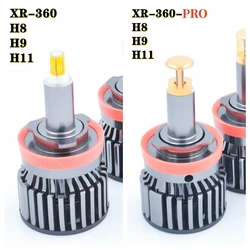 Canbus 360 LED Bulb H7 H1 9005 9006 HB3 HB4 9012 Automotive Headlamp 6000K 12V 25W 25000LM Fog Lamp 4300K H11 H8 H9 XR