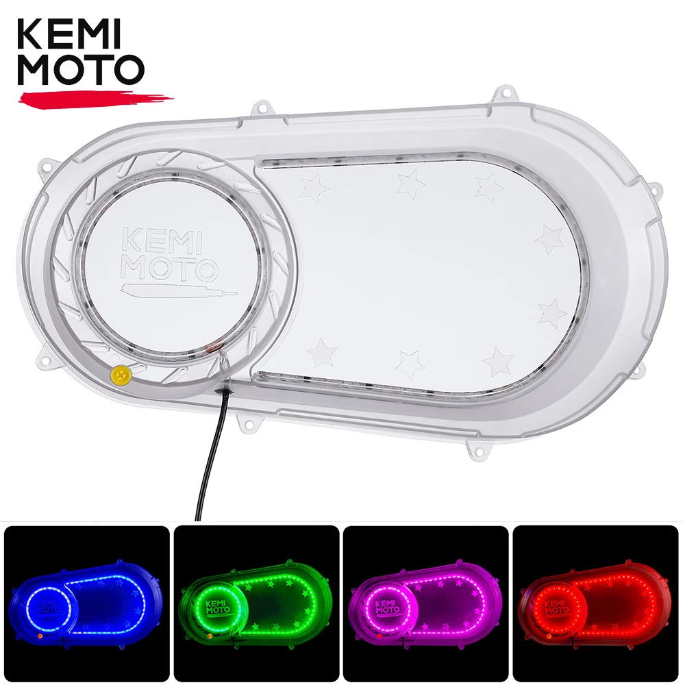 

Наружная крышка сцепления KEMIMOTO #2207124 CVT с RGB-подсветкой, совместимая с Polaris RZR XP 1000 /4 1000 570 Ranger XP 900 2017-2021