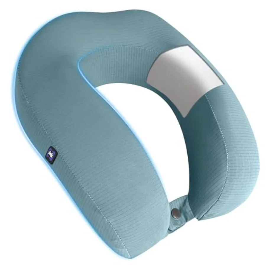 

Ergonomic Memory Foam Travel Neck Pillow - Premium Cervical Neck Pillow for Airplanes, Designed for Comfort, Adaptive Ergonomic