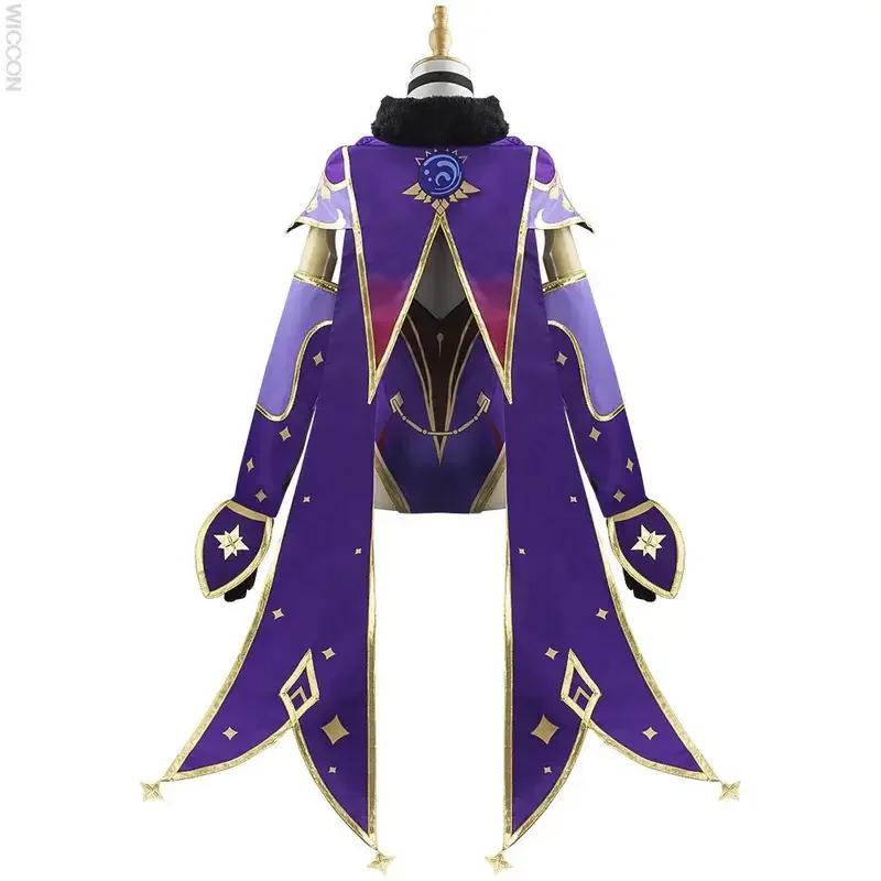 Game Genshin Impact Mona Megistus Astral Reflection Cosplay Costume Special Cute Enigmatic Astrologer