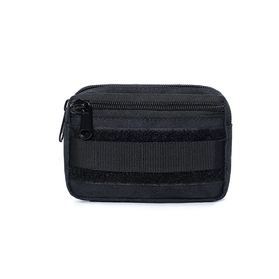 Double Layer EDC Pack Men Tactical Molle Waist Belt Oxford Hip Pouch Fanny Pack Camping Hunting Accessories Utility Bag