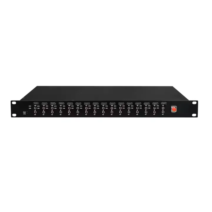 High Quality 16-Channel HD Converter 4k 30Hz HD Video 1.4 to Fiber Optic Extender