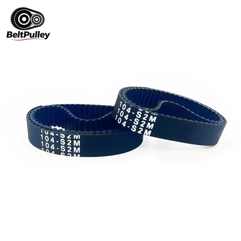 S2M Timing Belt 103-152 Teeth (206-304mm Length) 3/4/5/6/8/10/12/15mm Width Rubber for 3D Printer CNC Router Parts