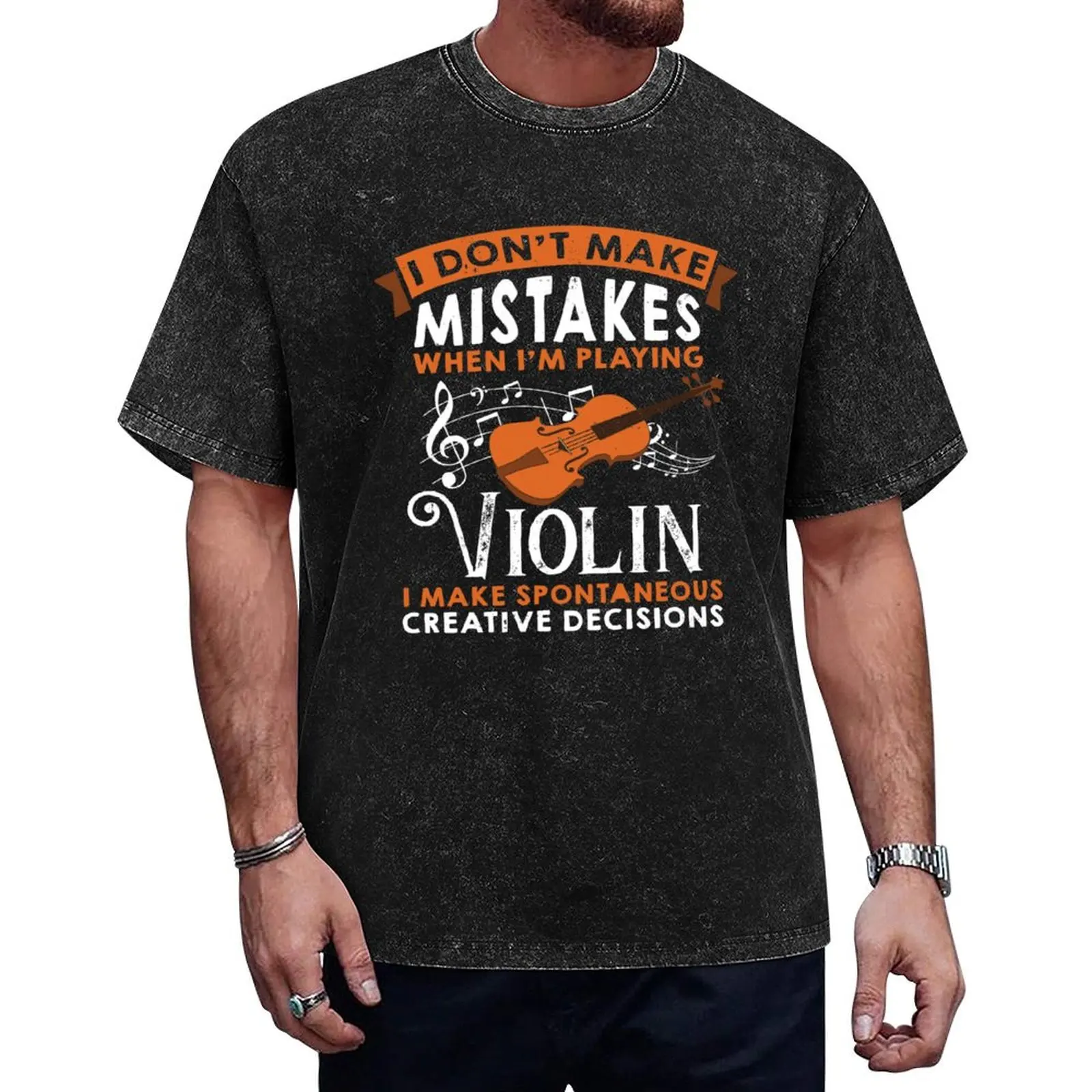 

Violin Player Don't Make Mistakes Gift product Music T-Shirt man t shirt oversize t-shirts man mens workout shirts