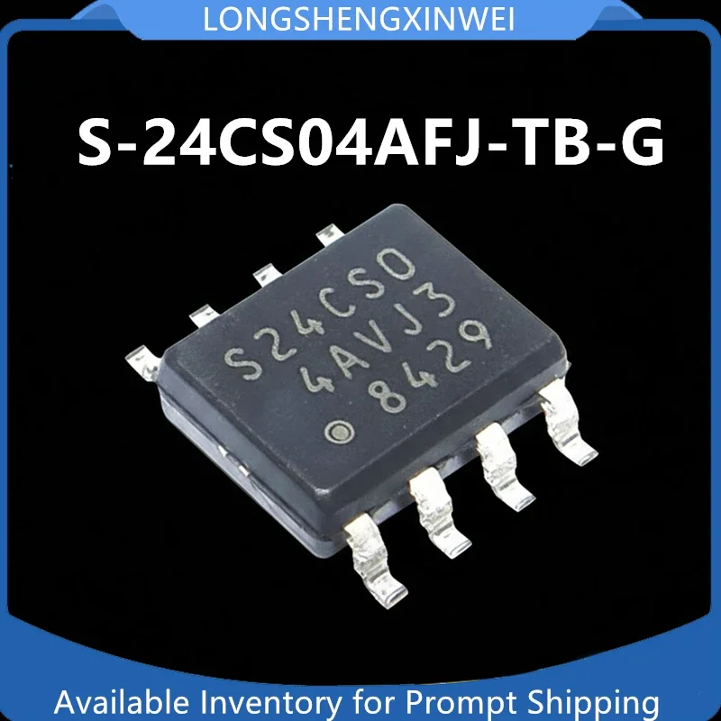 1PCS S-24CS04AFJ-TB-G Silk Screen S24CS04A SOP-8 New Memory Chip IC in Stock