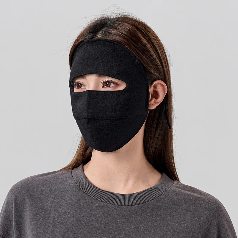 Birdtree,100% Sheep Wool Face Mask for Woman,Cold-proof ,Adult Silk Thicken Warmth Shield for Outdoor,2025 Winter New A5N530JF