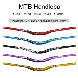 Aluminum alloy bicycle handlebar MTB handlebar riser mountain bike handlebar 720mm 780mm*31.8mm bicycle square parts