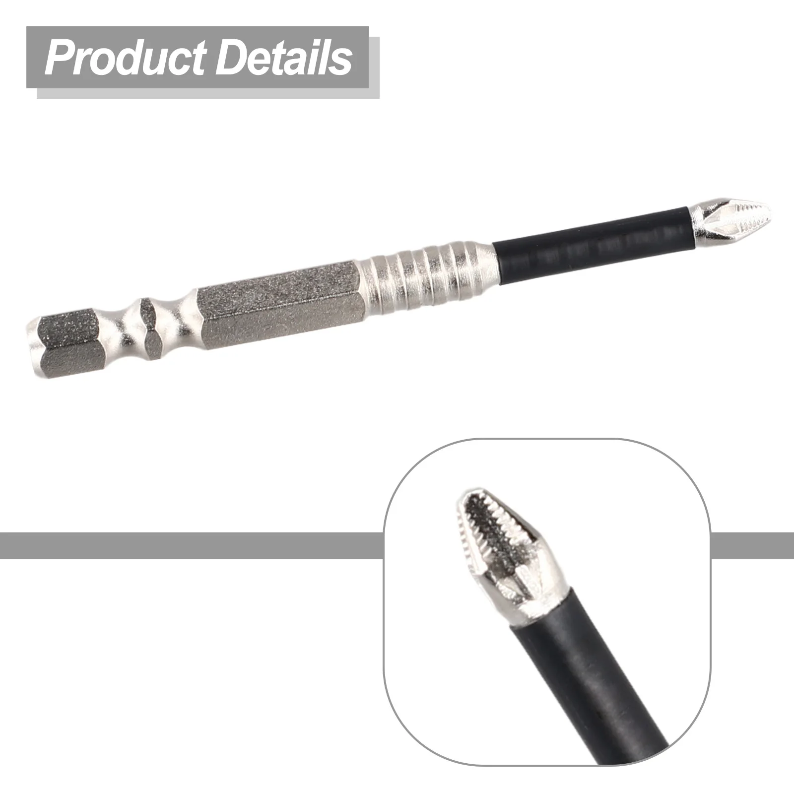 1pcs P-hilips/Slotted Screwdriver Tips With Magnetic S 2 Alloy Steel Pneumatic Electric Screwdrivers Drill Bits
