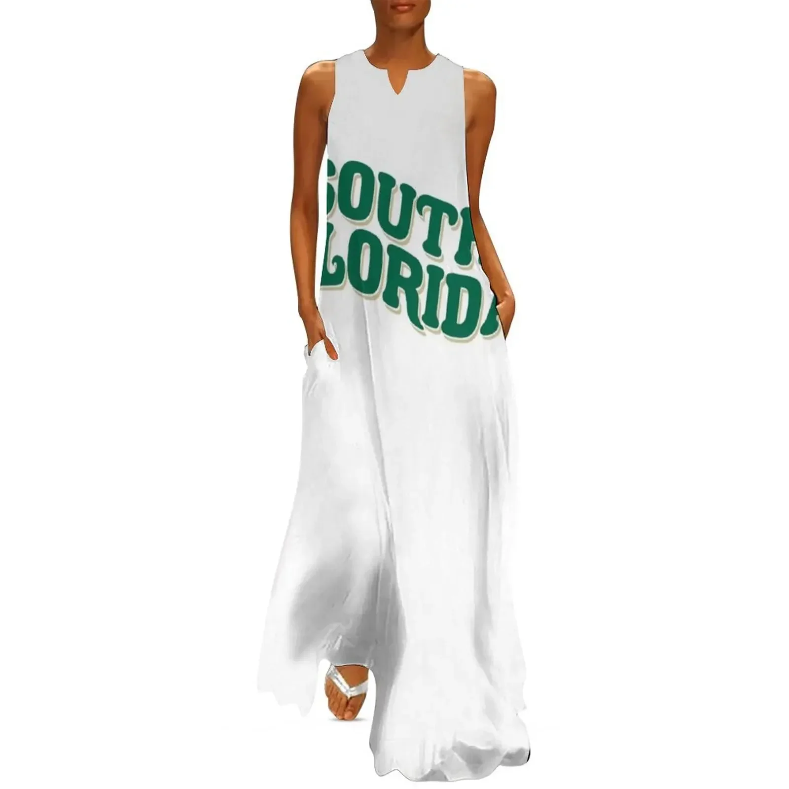 

USF University of South Florida Long Dress Evening dresses dress summer 2025 women dresses with long sleeves Dress