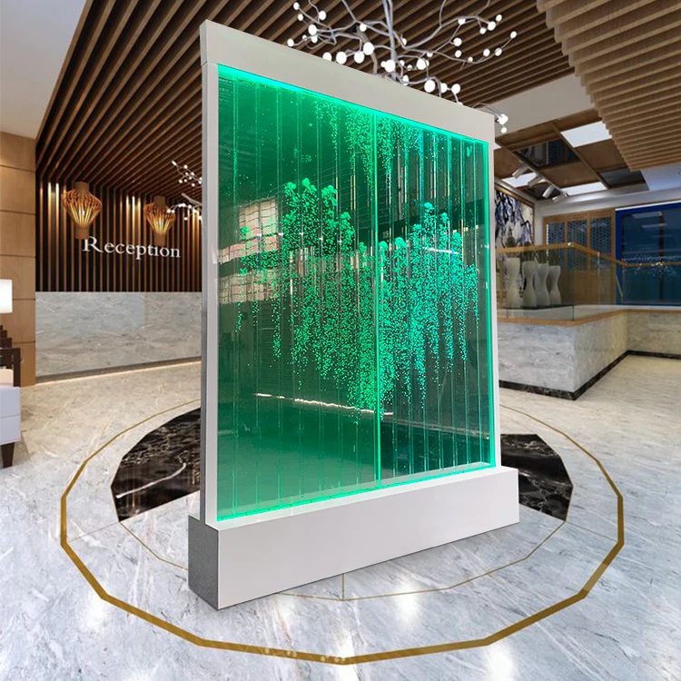 

gj-Fashionable Cheap Acrylic Room Partition Screen Customizable Bubble Water Wall&