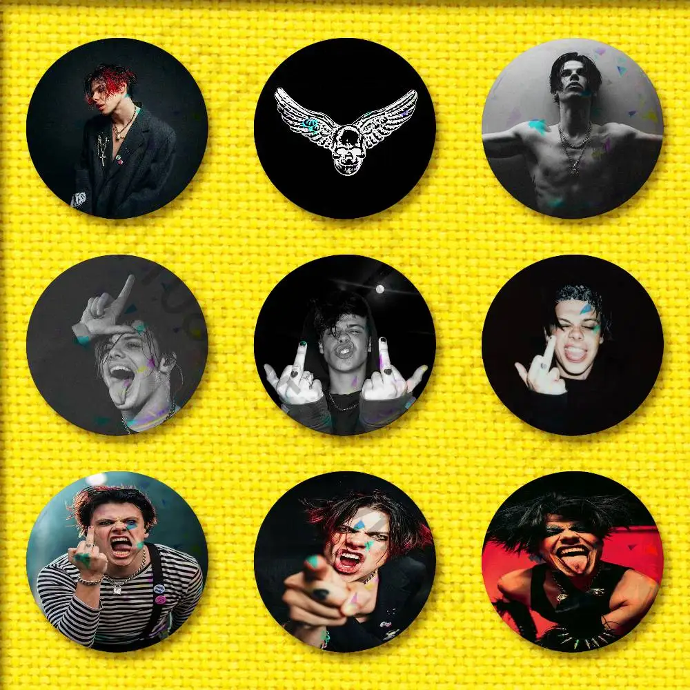 

Y-YUNGBLUD Idols One More Time Badge For 58mm 32mm 44mm 25mm 75mm Round Pin Brooch Insignia Cover Cosplay