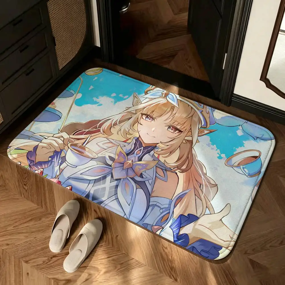 Nicole Reeyn Genshin Version 6.6 Shower Room Absorbent Small Floor Mat Soft Comfortable Decorative Foot Mat