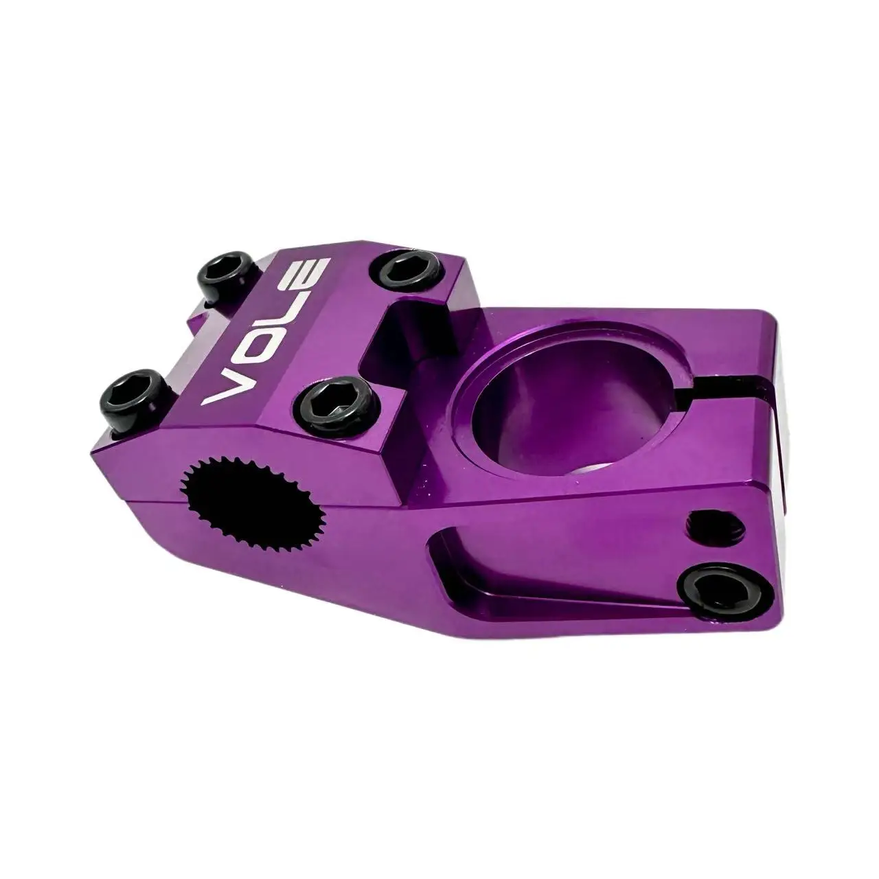 AliExpress VOLE BMX Stem MX4 purple CNCAluminum Alloy6061 22.2mm 28.6mm BMX Short Handlebar for Customized Bicycle Stem bicycle Accessories