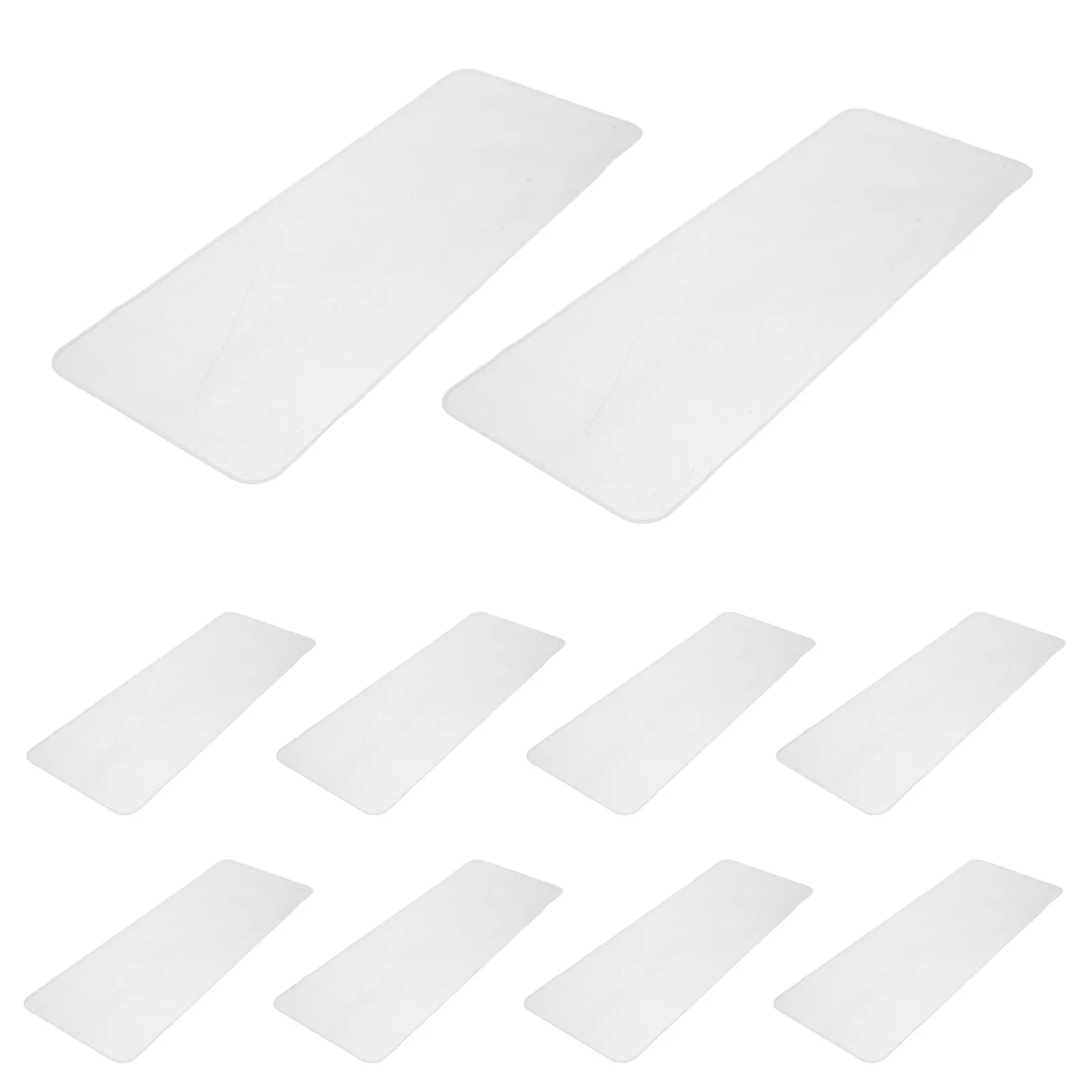 10Pcs Keyboard Protection Film Clear Silicone Ultra Thin Waterproof Dustproof Transparent Keyboard Cover Laptop