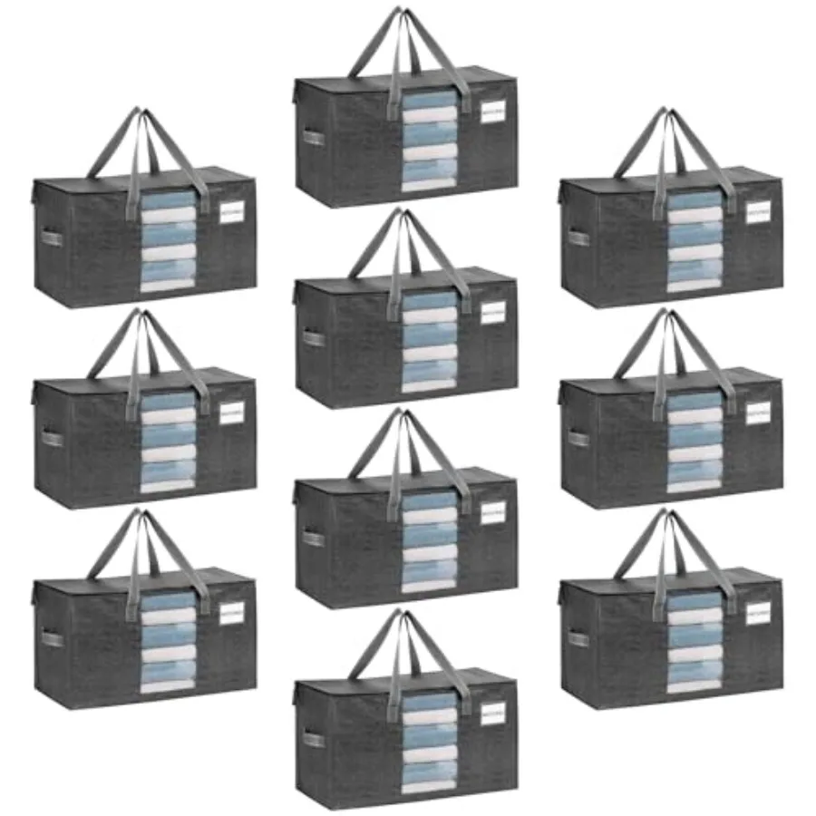 

Moving Bags, Comforter and Blanket Storage Bags for Closet, Moving Boxes, Boxes with Lids Alternative, College Dorm Packing Sup