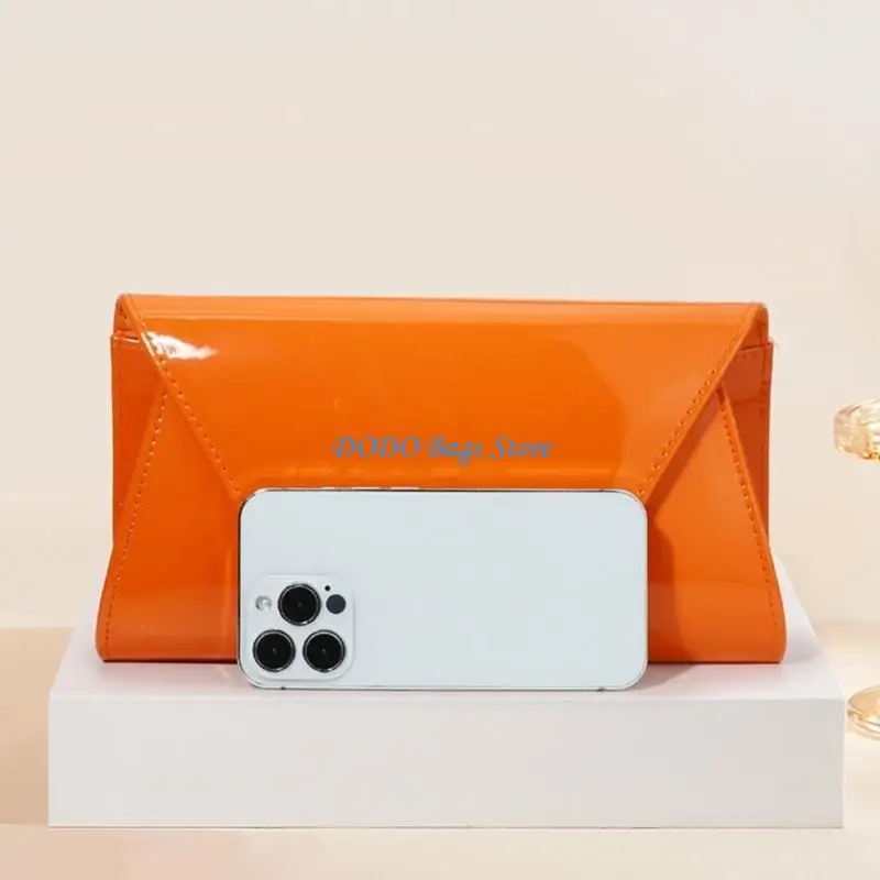 

E8FB Elegant Evening Bag for Woman Chain Strap Shoulder Bag Envelope Crossbody Bag