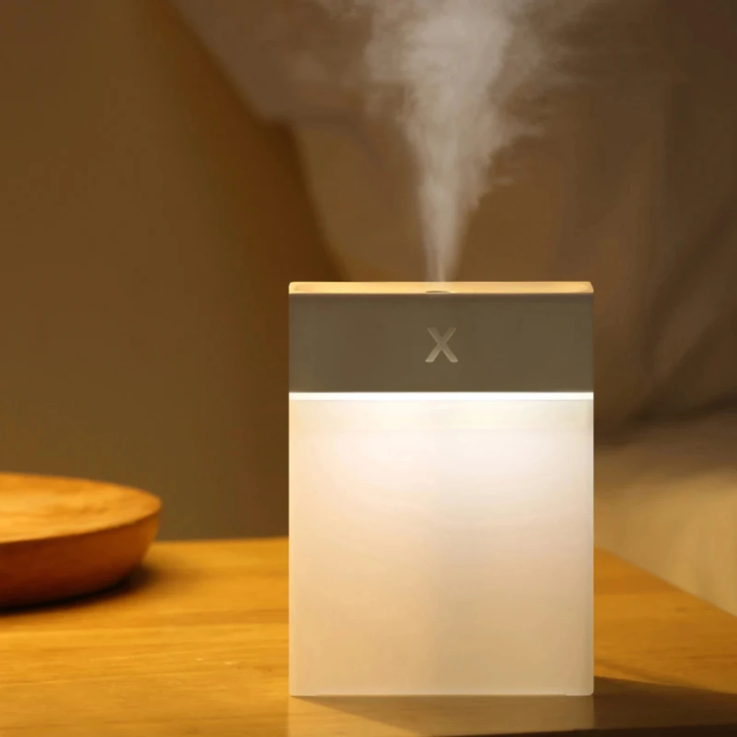 Travel-friendly Compact Mini Portable Cool Mist Essential Oil Diffuser with Soothing Night Light - USB Car Air Humidifier and Pu