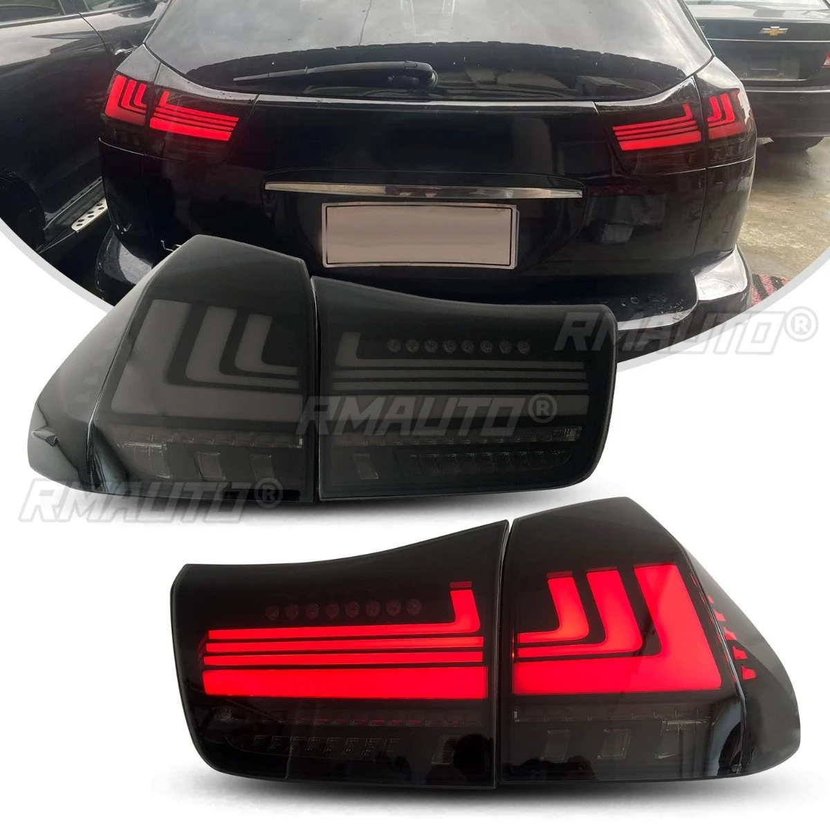 For Lexus RX330 350 400 2003-2004 Left Right Rear LED Taillight Taillamp Tail Lights Assembly Wide Light Corner Lamp