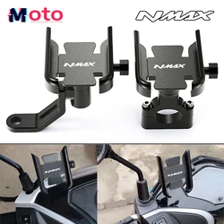 For YAMAHA NMAX 155 N-MAX 125 155 NMAX125 2015-2021 2020 Motorcycle Handlebar Mobile Phone Holder Mount GPS Stand Bracket Parts