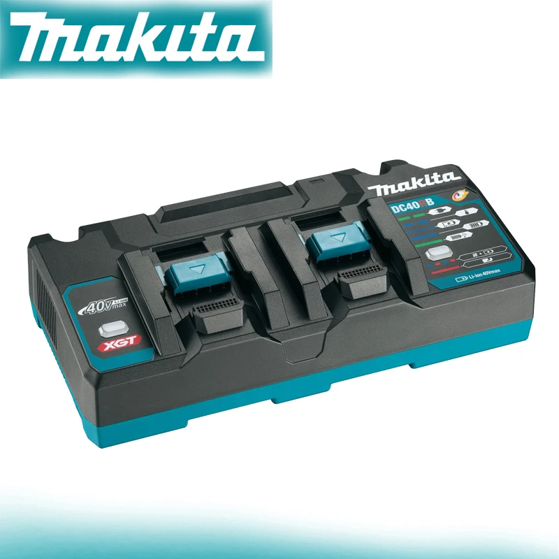 Imagem -03 - Makita Bateria de Lítio Carregador Ferramenta Acessório Carregador Optimum Rápido Display Digital Xgt Dc40ra Dc40rb Dc40rc Dc18sd 40v 18v