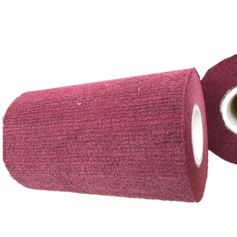 Non-woven brush roller 200 * 316 * 75 hole, nylon roller, scouring cloth polishing wheel flying wing wheel