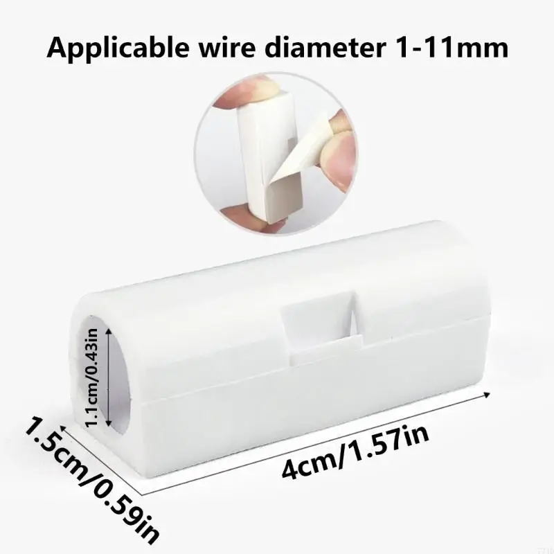 77JD Pack Of 20/16pcs Cable Clips Adhesive Wire Organizers For Home Office