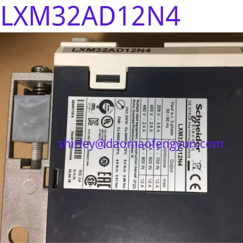 Used  LXM32AD12N4 servo driver function OK