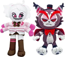 Hazbined Hotel Plush Toy Kawaii Husk Meow  Doll Soft Fluffy Stuffed Cute Cartoon Home Decoration For Kids Gift and Fans