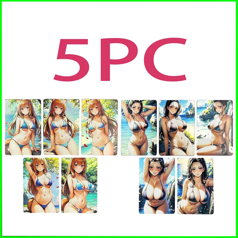 

Жена карточные игры для мальчиков игрушки настольные игры подарки на день рождения DIY аниме Tokai Teio Fubuki NicoRobin Kamado Nezuko Rin флэш-карта премиум-класса