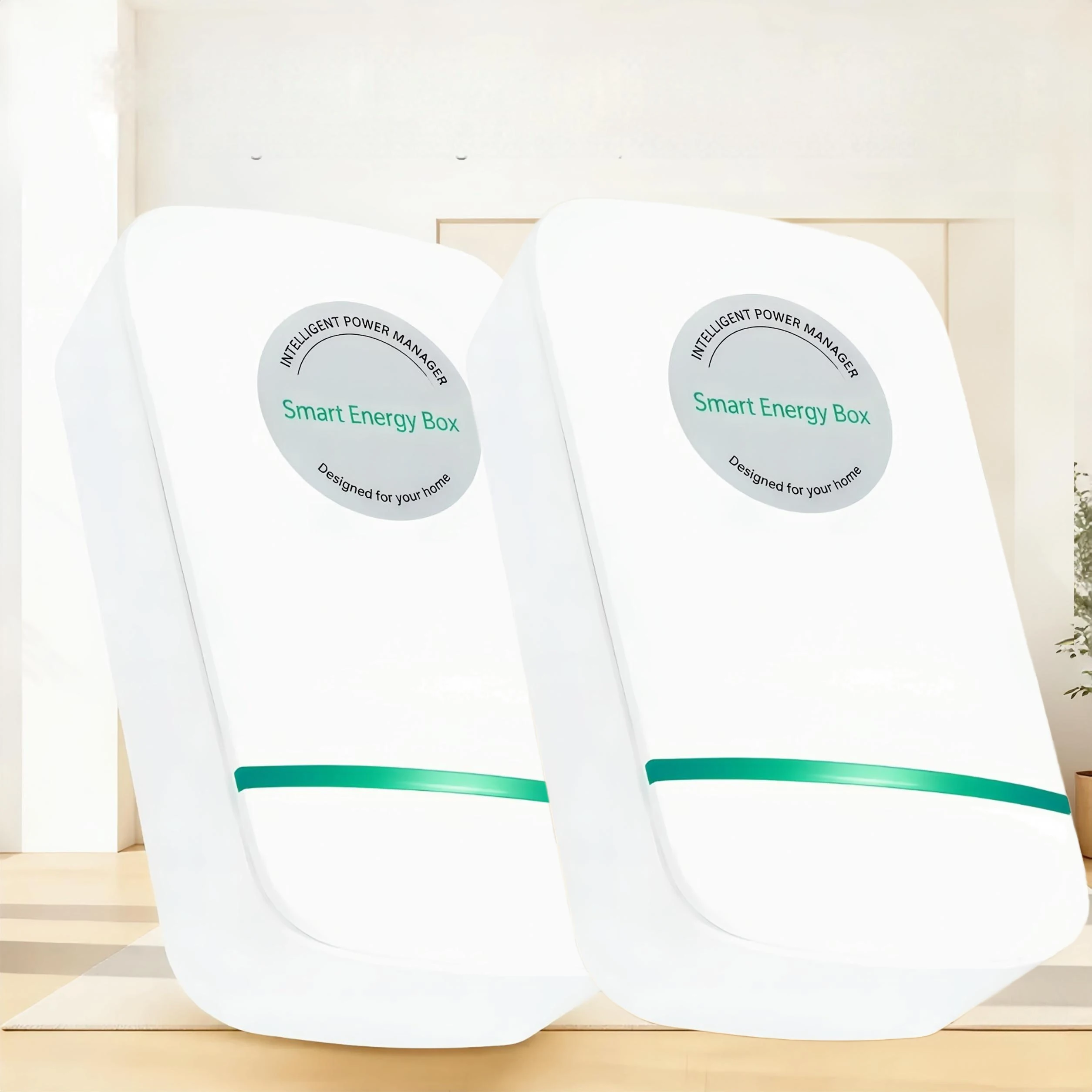 2PCS Plug-In Power Box with US Plug – 2026 Updated Design, Compatible with 90–250V Input Range. Indoor Plug In Plug In Adapter Voltage Stabilization