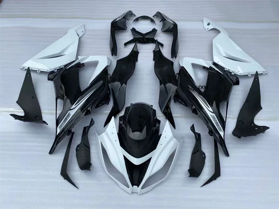 

for Kawasaki Zx6r 2013 - 2018 Bodywork Ninja Zx-6r 13 14 Black white Abs Fairing Ninja Zx-6r 15 16 17 18 Fairing