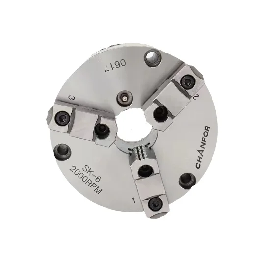 Pneumatische Drehbacke, hydraulische Spannfutter, weiche Backen aus Stahl und Edelstahl mit 3 CNC-Drehmaschinen, 1 Satz Spannfutter Sanou 300 mm