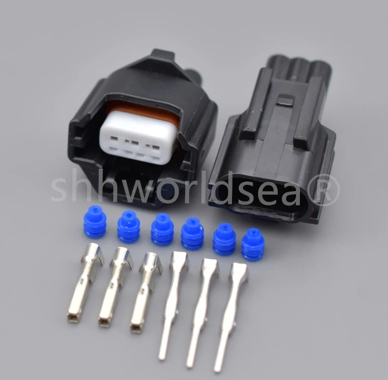 shhworldsea 3 Pin 1.2mm 7183-7874-30 7183-7874-30 Oxygen Sensor Plug Waterproof Electrical Cable Socket For A/C Compressor