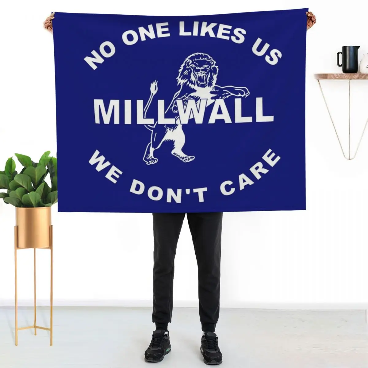 Millwall Throw Blanket Anti Shedding Soft Fuzzy Blanket for Home