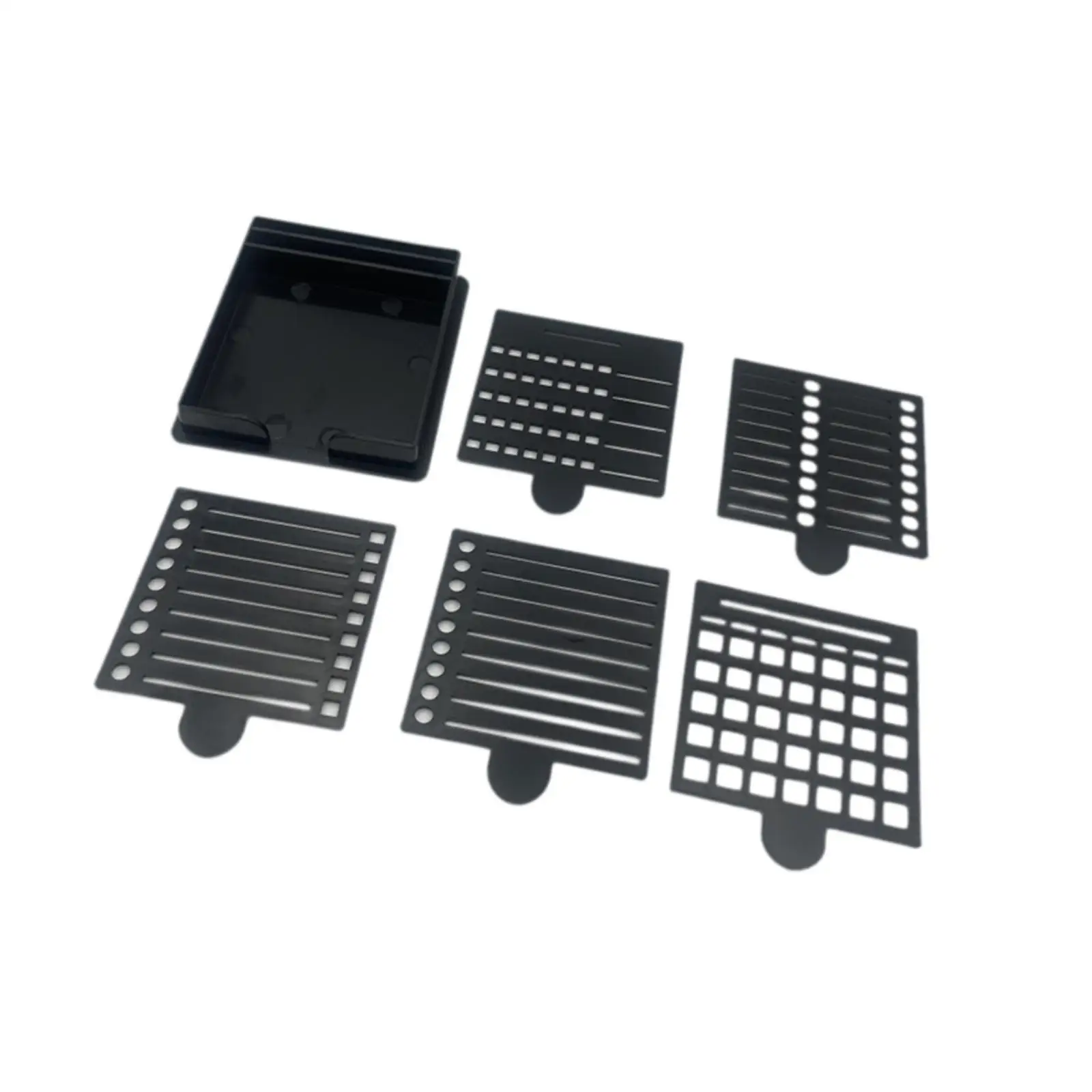 

Держатель для липких заметок с 5 трафаретами, держатель для визитных карточек, коробка для дозатора заметок