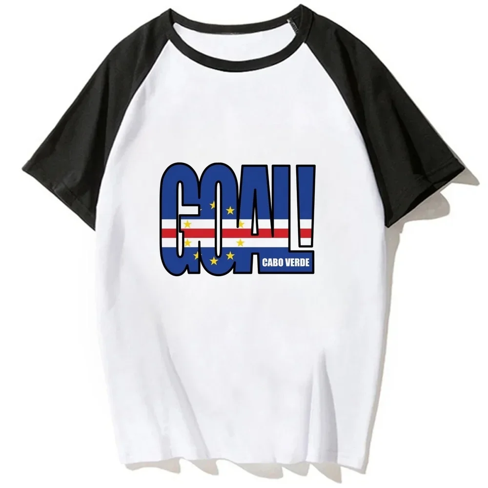 Cabo Verde t shirt girl cute clearance sales emo tshirt anime vintage harajuku