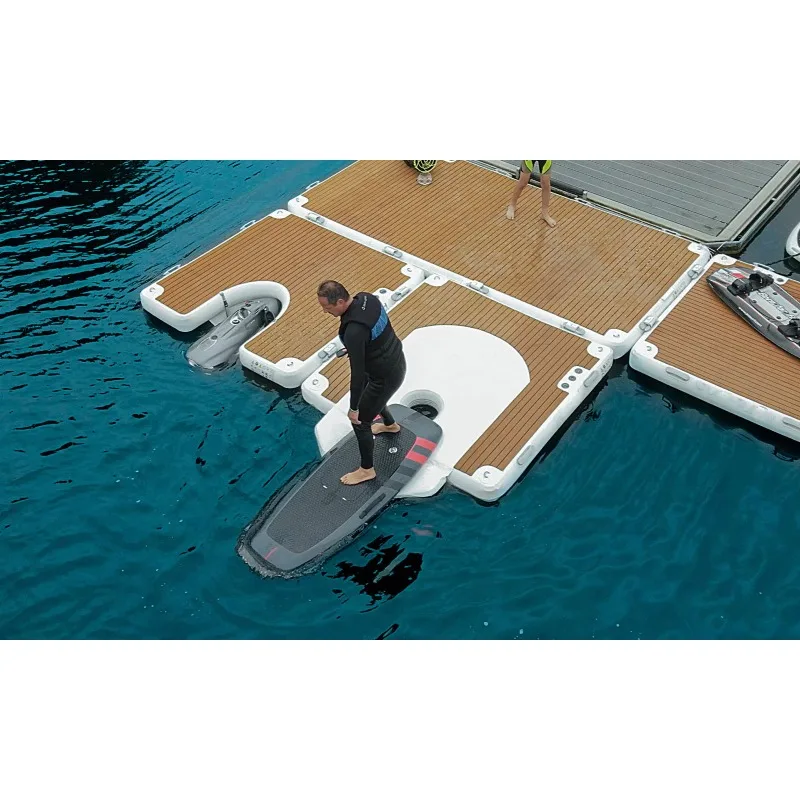 20 سنتيمتر سميكة المضادة للانزلاق العائمة منصة المياه اللعب قطرة غرزة نفخ حوض إيفا الوسادة نفخ مرافق التسلية المياه