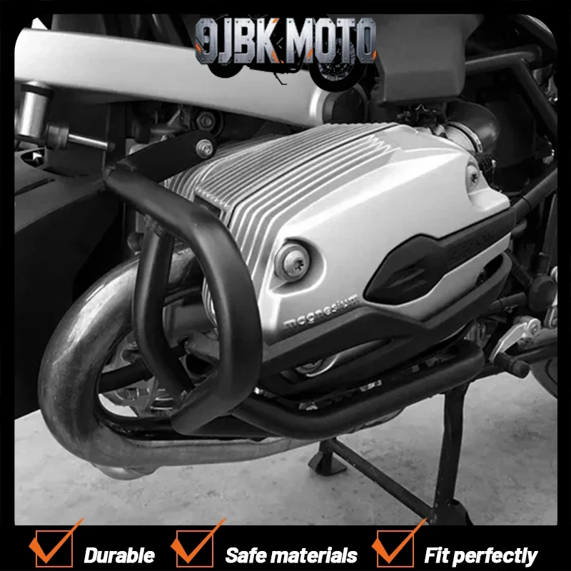 【Perfect fit】 For BMW R1200R R 1200R 1200 R  2007-2013 2014 Motorcycle Front Engine Guard Highway Freeway Crash Bar