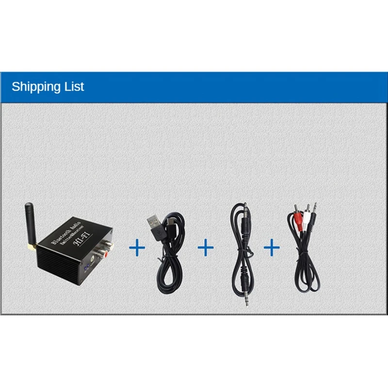 Bluetooth Audio Emitter Receiver Bluetooth 5.3 Transmitter Receiver Stereo Wireless Audio Adapter