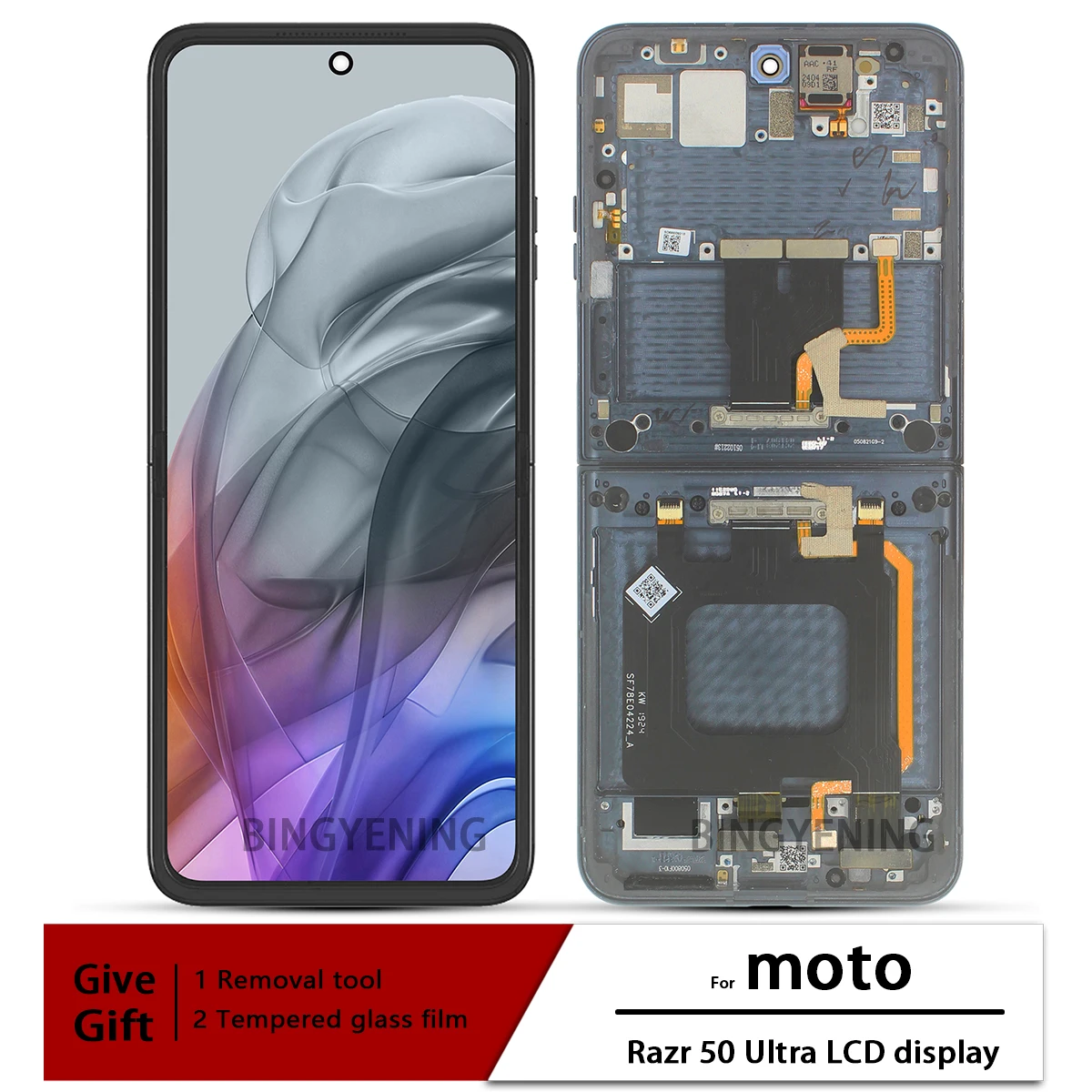 Écran LCD + Vitre Tactile Noire Pour Motorola Moto One (XT1941-4) – Sans Châssis, Neuf